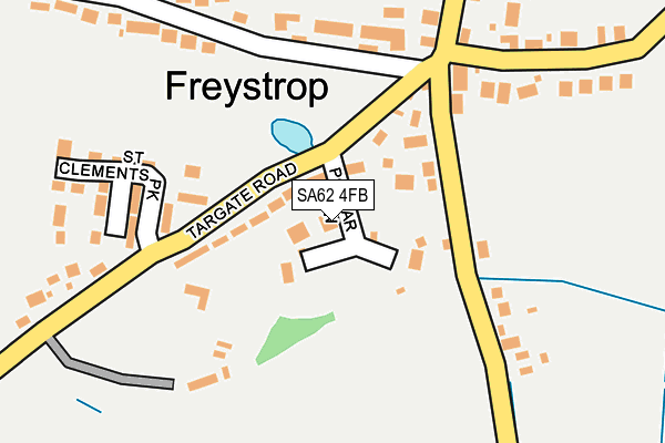 SA62 4FB map - OS OpenMap – Local (Ordnance Survey)