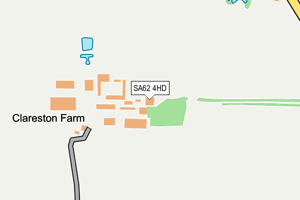 SA62 4HD map - OS OpenMap – Local (Ordnance Survey)