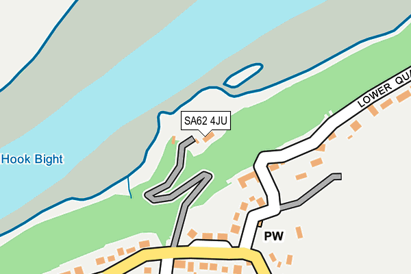 SA62 4JU map - OS OpenMap – Local (Ordnance Survey)