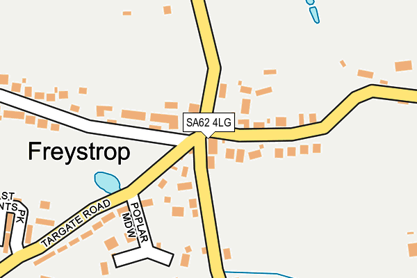 SA62 4LG map - OS OpenMap – Local (Ordnance Survey)