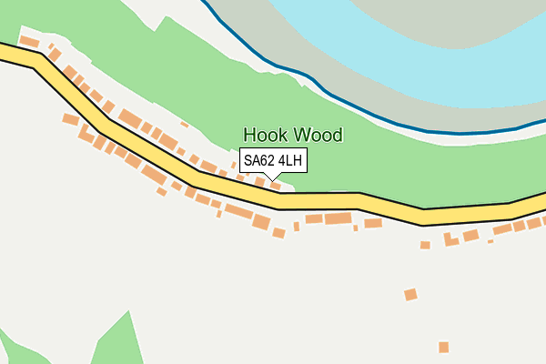 SA62 4LH map - OS OpenMap – Local (Ordnance Survey)