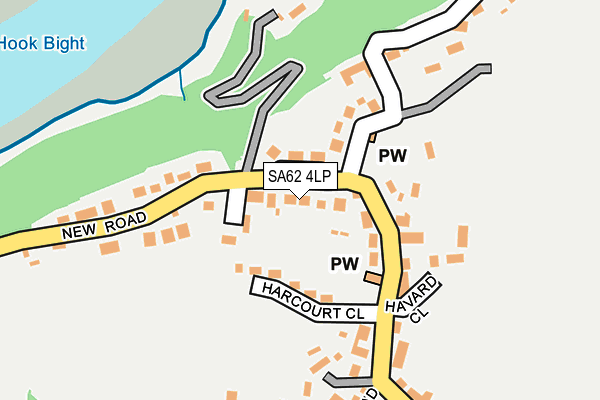 SA62 4LP map - OS OpenMap – Local (Ordnance Survey)