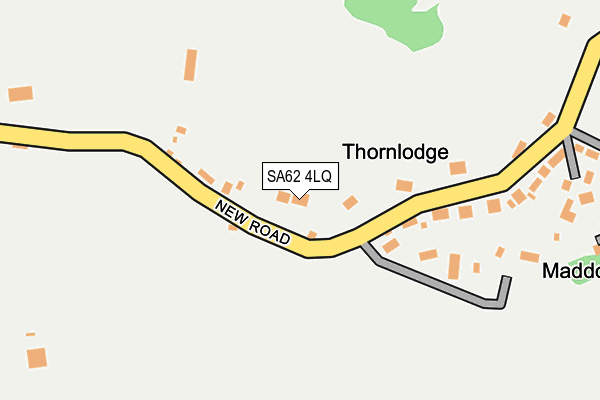 SA62 4LQ map - OS OpenMap – Local (Ordnance Survey)
