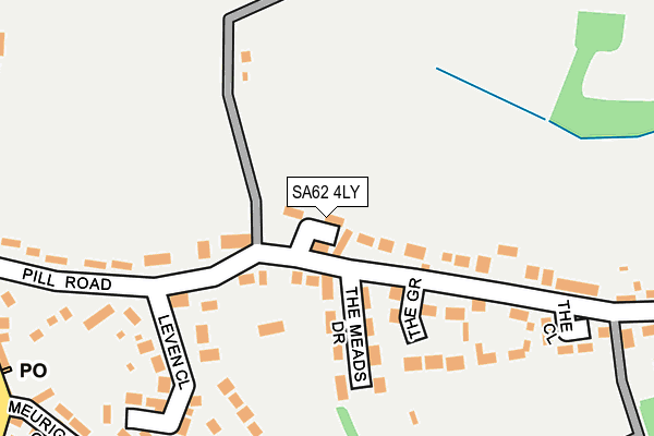 SA62 4LY map - OS OpenMap – Local (Ordnance Survey)