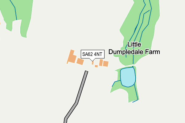 SA62 4NT map - OS OpenMap – Local (Ordnance Survey)