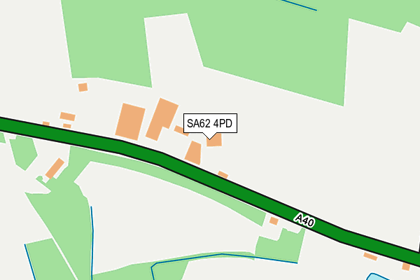 SA62 4PD map - OS OpenMap – Local (Ordnance Survey)