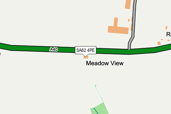 SA62 4PE map - OS OpenMap – Local (Ordnance Survey)