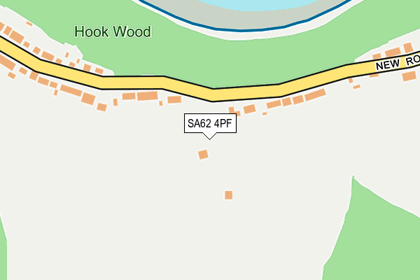 SA62 4PF map - OS OpenMap – Local (Ordnance Survey)