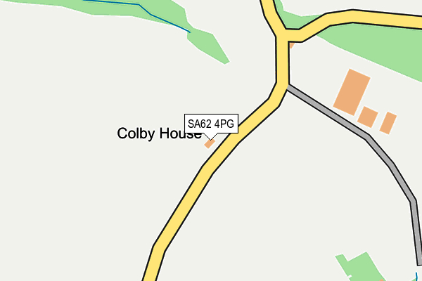 SA62 4PG map - OS OpenMap – Local (Ordnance Survey)