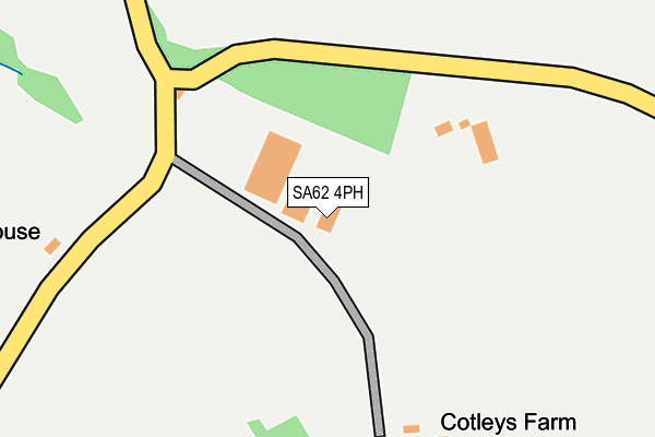 SA62 4PH map - OS OpenMap – Local (Ordnance Survey)