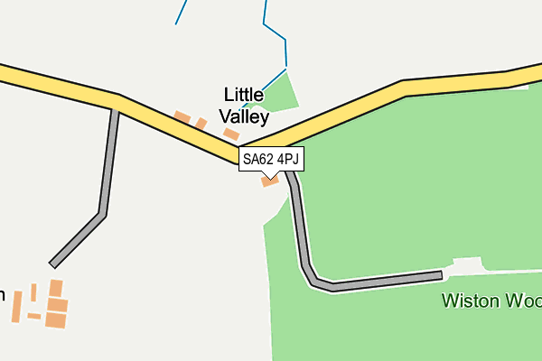SA62 4PJ map - OS OpenMap – Local (Ordnance Survey)