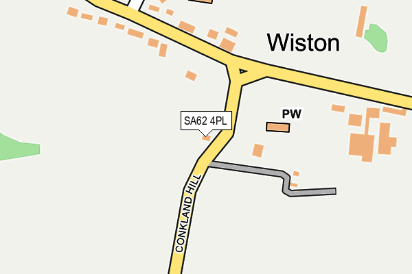 SA62 4PL map - OS OpenMap – Local (Ordnance Survey)