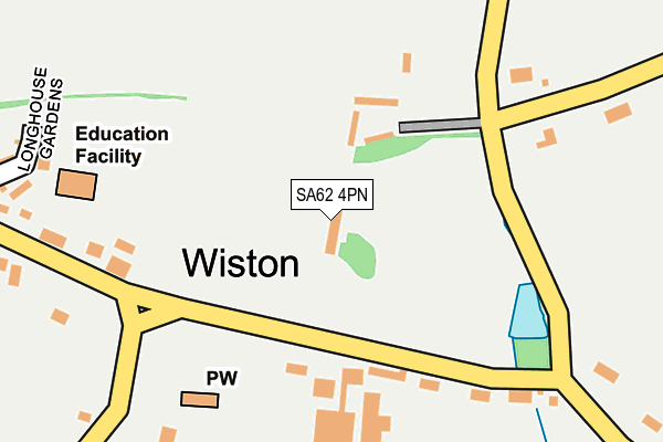 SA62 4PN map - OS OpenMap – Local (Ordnance Survey)