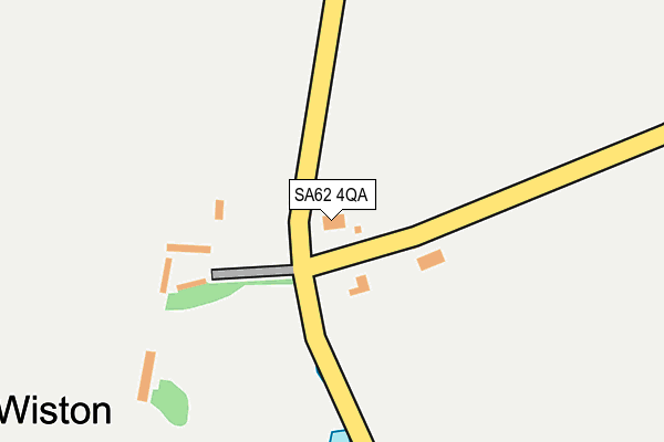 SA62 4QA map - OS OpenMap – Local (Ordnance Survey)