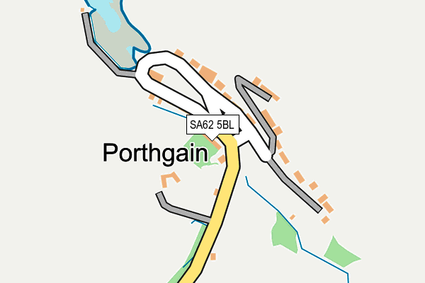 SA62 5BL map - OS OpenMap – Local (Ordnance Survey)