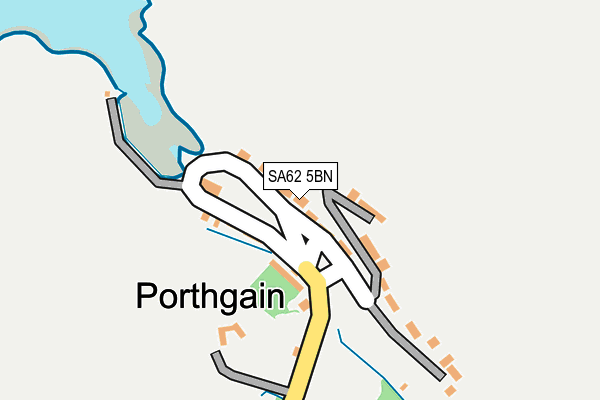 SA62 5BN map - OS OpenMap – Local (Ordnance Survey)