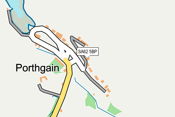 SA62 5BP map - OS OpenMap – Local (Ordnance Survey)
