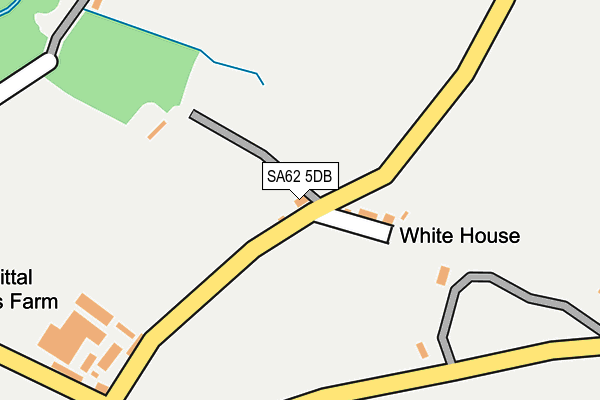 SA62 5DB map - OS OpenMap – Local (Ordnance Survey)