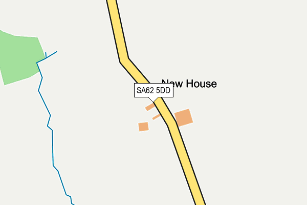 SA62 5DD map - OS OpenMap – Local (Ordnance Survey)