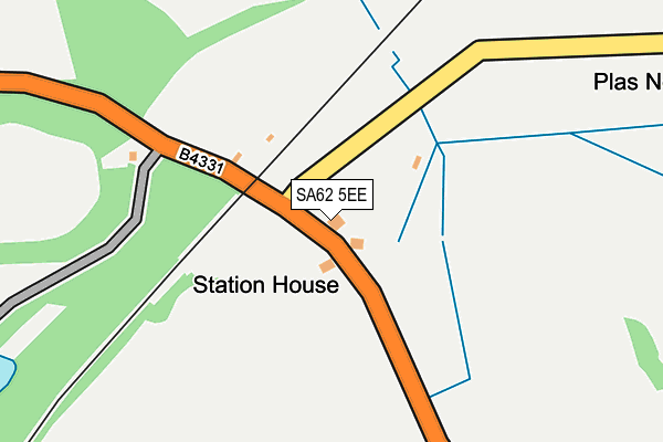 SA62 5EE map - OS OpenMap – Local (Ordnance Survey)