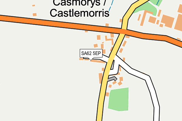 SA62 5EP map - OS OpenMap – Local (Ordnance Survey)
