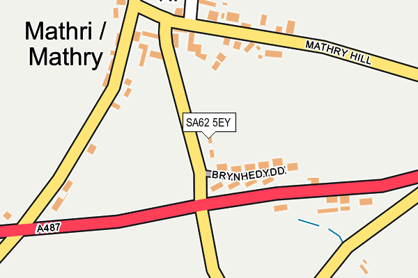 SA62 5EY map - OS OpenMap – Local (Ordnance Survey)