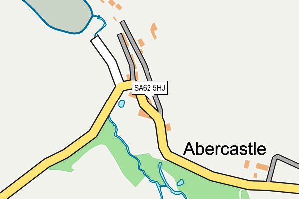 SA62 5HJ map - OS OpenMap – Local (Ordnance Survey)