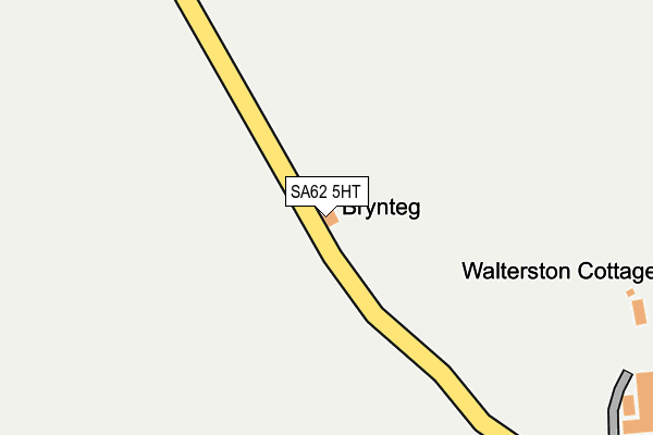SA62 5HT map - OS OpenMap – Local (Ordnance Survey)