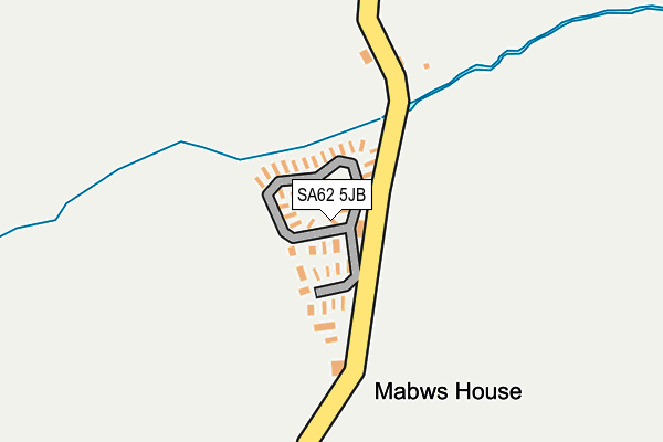 SA62 5JB map - OS OpenMap – Local (Ordnance Survey)