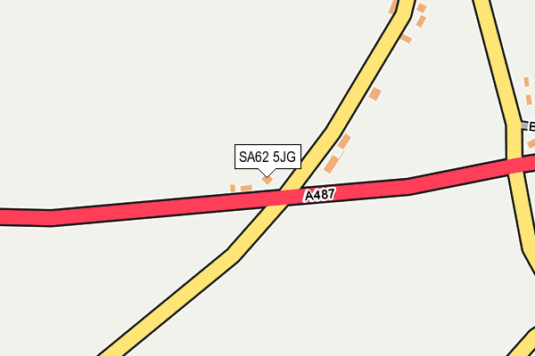 SA62 5JG map - OS OpenMap – Local (Ordnance Survey)