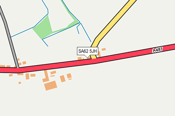 SA62 5JH map - OS OpenMap – Local (Ordnance Survey)