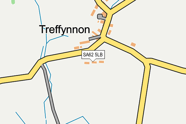 SA62 5LB map - OS OpenMap – Local (Ordnance Survey)