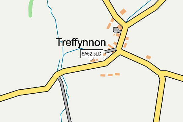 SA62 5LD map - OS OpenMap – Local (Ordnance Survey)