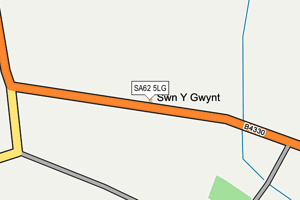 SA62 5LG map - OS OpenMap – Local (Ordnance Survey)
