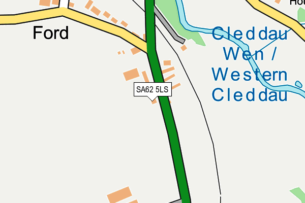 SA62 5LS map - OS OpenMap – Local (Ordnance Survey)