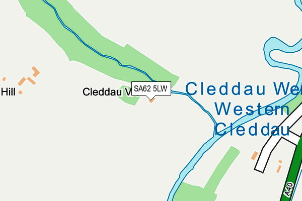 SA62 5LW map - OS OpenMap – Local (Ordnance Survey)