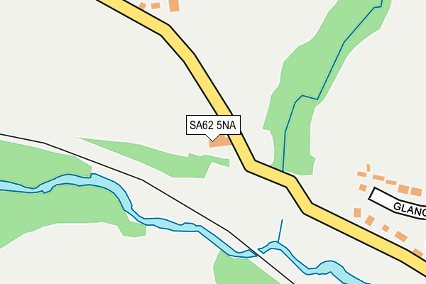 SA62 5NA map - OS OpenMap – Local (Ordnance Survey)