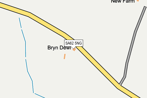 SA62 5NG map - OS OpenMap – Local (Ordnance Survey)