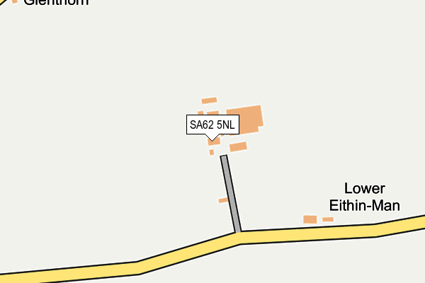 SA62 5NL map - OS OpenMap – Local (Ordnance Survey)