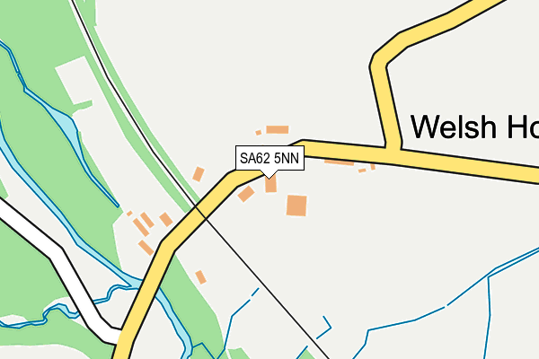 SA62 5NN map - OS OpenMap – Local (Ordnance Survey)