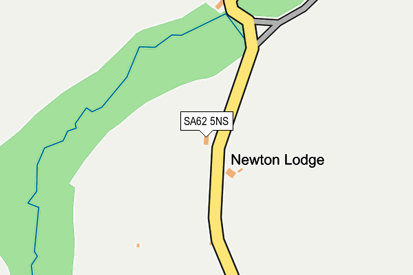 SA62 5NS map - OS OpenMap – Local (Ordnance Survey)