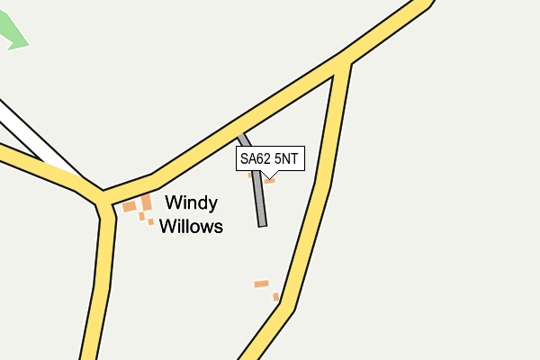 SA62 5NT map - OS OpenMap – Local (Ordnance Survey)