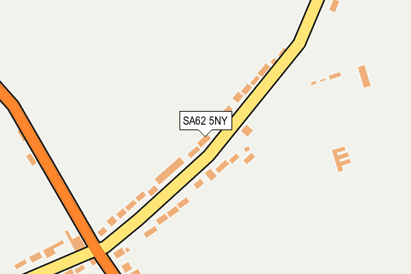 SA62 5NY map - OS OpenMap – Local (Ordnance Survey)