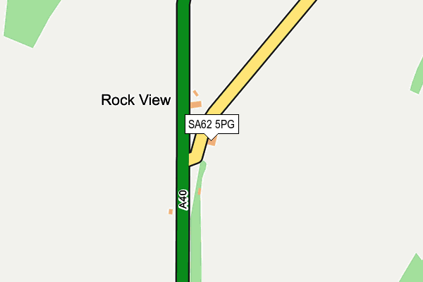 SA62 5PG map - OS OpenMap – Local (Ordnance Survey)
