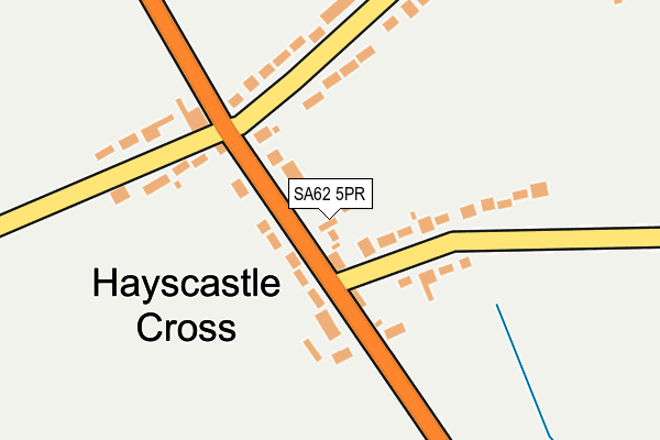 SA62 5PR map - OS OpenMap – Local (Ordnance Survey)