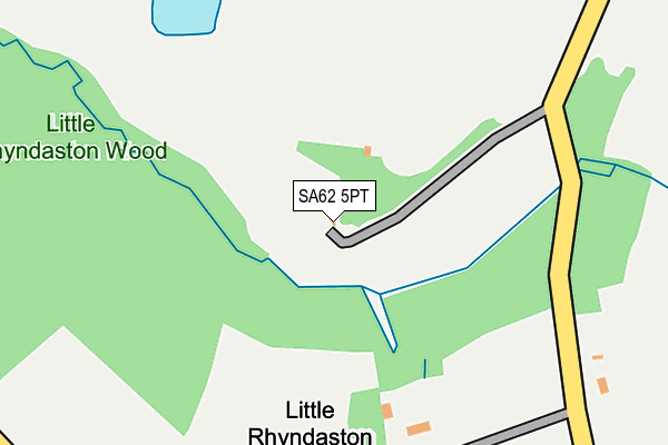 SA62 5PT map - OS OpenMap – Local (Ordnance Survey)