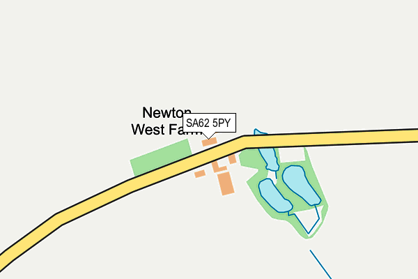 SA62 5PY map - OS OpenMap – Local (Ordnance Survey)