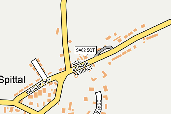 SA62 5QT map - OS OpenMap – Local (Ordnance Survey)