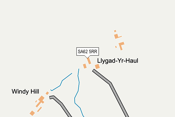 SA62 5RR map - OS OpenMap – Local (Ordnance Survey)
