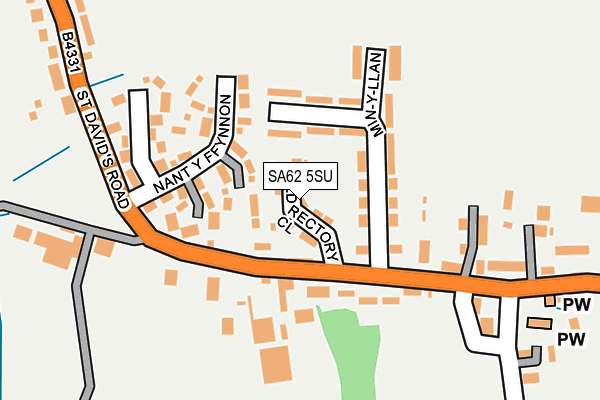 SA62 5SU map - OS OpenMap – Local (Ordnance Survey)